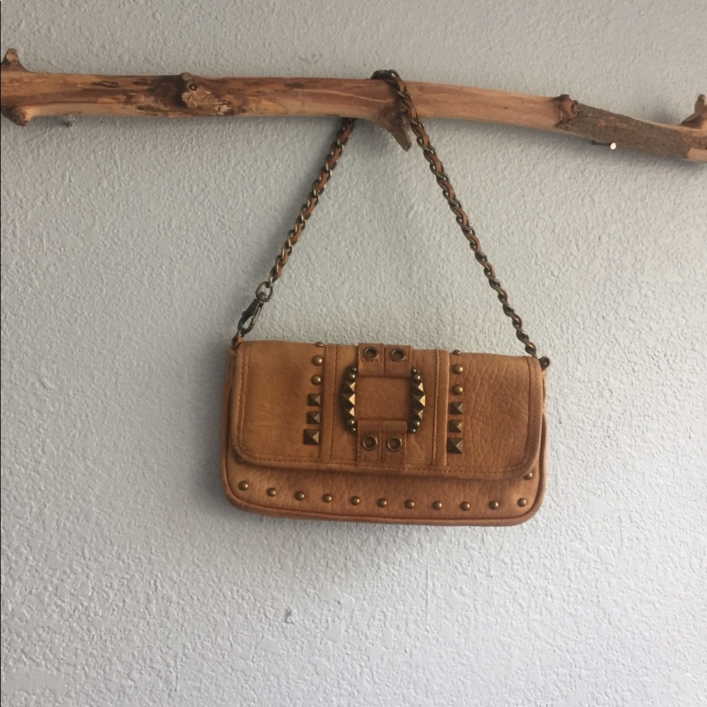 Betsy Johnson Leather Clutch/Weistlet